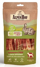 AlpenHof Уши кроличьи с мясом кролика для мелких собак и щенков